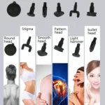 Hishell WK-2020 Electric Massage Gun Muscle Relaxation Charging Massager Portable Fitness Equipment Fascia Gun - Image 5