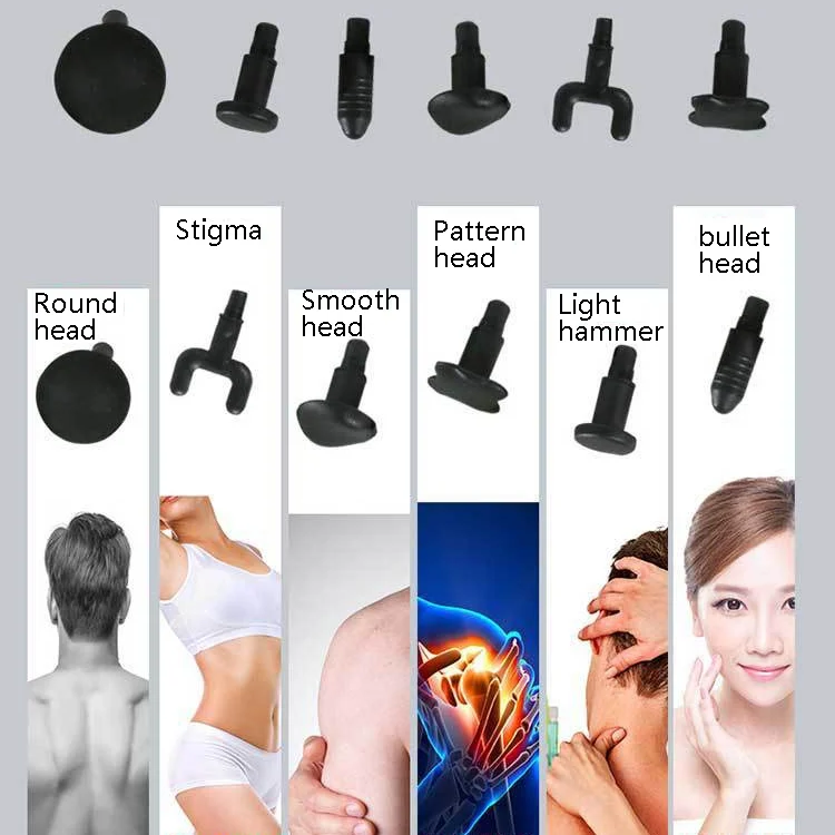 TBD0561365701_B4.webp Hishell WK-2020 Electric Massage Gun Muscle Relaxation Charging Massager Portable Fitness Equipment Fascia Gun - Image 5