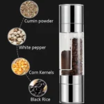 2 in 1 Stainless Steel Manual Pepper Mill Double-Head Pepper Mill - Image 7