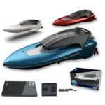 Children Mini Wireless Electric Speedboat Model Boat Simulation Remote Control Toy Boat - Image 2