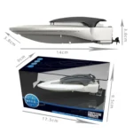 Children Mini Wireless Electric Speedboat Model Boat Simulation Remote Control Toy Boat - Image 3