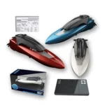 Children Mini Wireless Electric Speedboat Model Boat Simulation Remote Control Toy Boat - Image 6