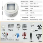 YGBH-1 Solar Automatic Flower Watering Device Household Intelligent Timing Lazy Watering Device,US Plug - Image 3