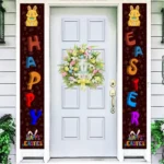 30x180cm Easter Door Curtain Hanging Flag Decoration Holiday Party Banner - Image 4