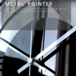 TM009 Home Living Room Decoration Acrylic Wall Clock Transparent Silent Clock - Image 4