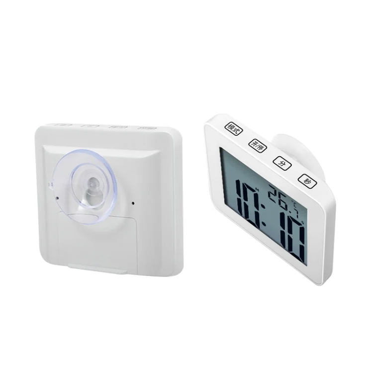 TBD05617531_2.webp Waterproof Wall Clock LCD Bathroom Clock Kitchen Electronic Alarm Clock - Image 3