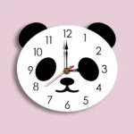 Cartoon Wall Clock Acrylic Clock Panda Simple Home Wall Clock - Image 2