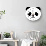Cartoon Wall Clock Acrylic Clock Panda Simple Home Wall Clock - Image 6