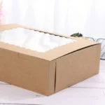 10 Pieces Open Window Flip Soft Box Baking Muffin Cup Packaging Box - Image 4