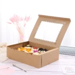 10 Pieces Open Window Flip Soft Box Baking Muffin Cup Packaging Box - Image 5