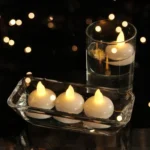 12 PCS Waterproof Candles SPA Shower Water Decorative Candle Lights LED Floating Candles - Image 6