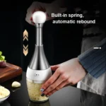 304 Stainless Steel Pressing Mincer Household Multifunctional Vegetable Cutter Pounding Garlic - Image 3