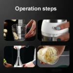 304 Stainless Steel Pressing Mincer Household Multifunctional Vegetable Cutter Pounding Garlic - Image 9