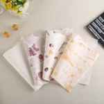 100 Sheets / Pack Cake Greaseproof Paper Baking Packaging Plate Paper Hamburger Paper, Colour: Classical Newspaper - Image 3