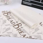 100 Sheets / Pack Cake Greaseproof Paper Baking Packaging Plate Paper Hamburger Paper, Colour: Classical Newspaper - Image 4