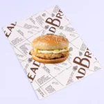 100 Sheets / Pack Cake Greaseproof Paper Baking Packaging Plate Paper Hamburger Paper, Colour: Classical Newspaper - Image 5