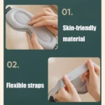 M02 Office Home Portable USB Type Remote Control Steam Sleep Massage Eye Mask - Image 3