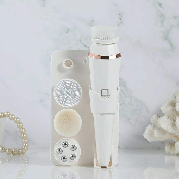 Multi-Functional Facial Cleansing Machine Beauty Massage Silicone Facial Cleansing Machine