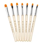 7 In 1 Phototherapy Pen Round Head Line Pen Transparent Rod Painted Pen Drawing Pen Nail Art Brush Tool