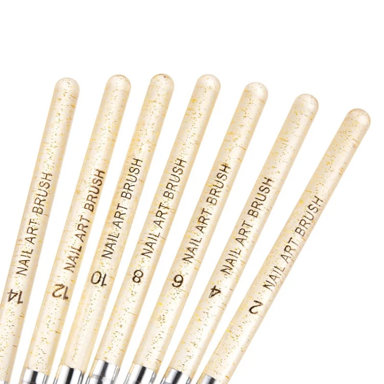 TBD0562171301_B2.webp 7 In 1 Phototherapy Pen Round Head Line Pen Transparent Rod Painted Pen Drawing Pen Nail Art Brush Tool - Image 3