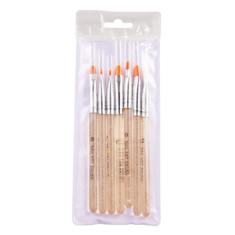 TBD0562171301_B4.webp 7 In 1 Phototherapy Pen Round Head Line Pen Transparent Rod Painted Pen Drawing Pen Nail Art Brush Tool - Image 5
