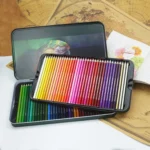 72-Color Tin Box Oily Drawing Color Pencils - Image 2