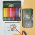 72-Color Tin Box Oily Drawing Color Pencils - Image 14