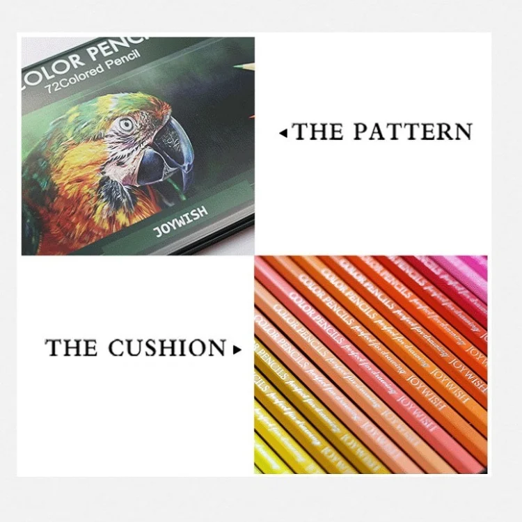 TBD05622749_5.webp 72-Color Tin Box Oily Drawing Color Pencils - Image 6