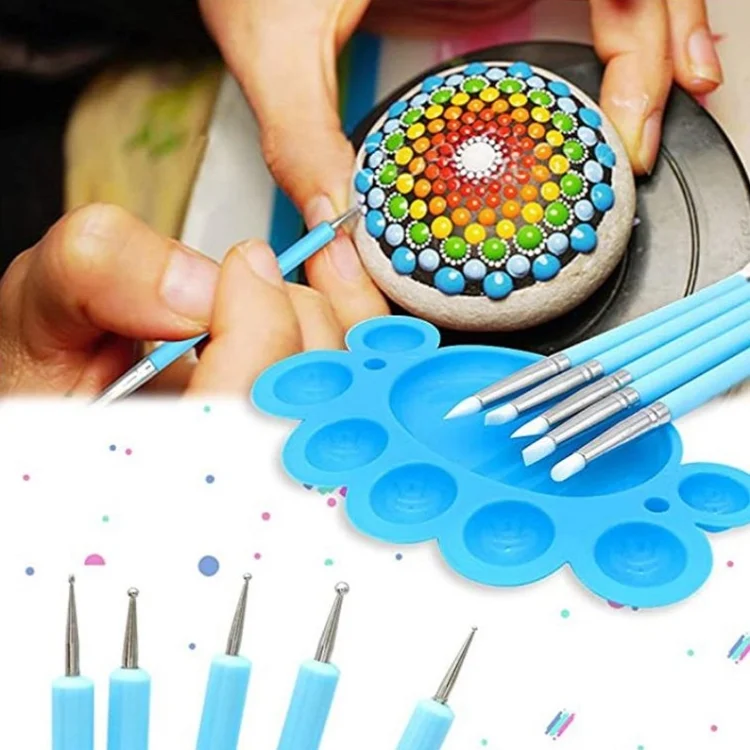 TBD05625929_2.webp 53 PCS Mandala Drawing Tool With Storage Bag - Image 3