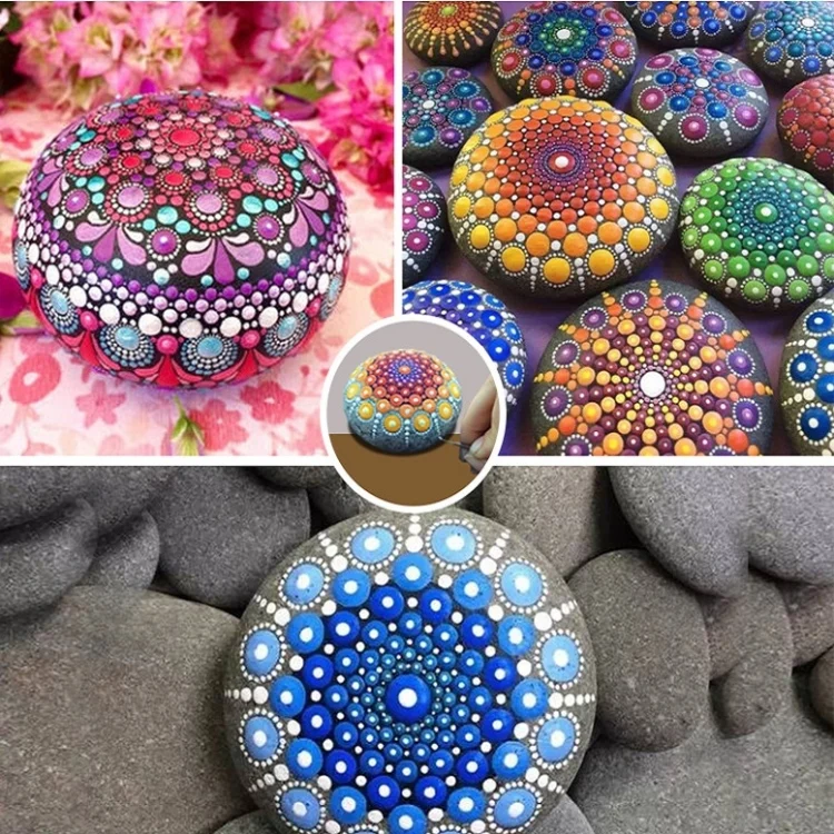 TBD05625929_4.webp 53 PCS Mandala Drawing Tool With Storage Bag - Image 5
