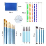53 PCS Mandala Drawing Tool With Storage Bag - Image 6