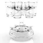 6 Shot Glass Dispenser And Holder Automatic Diversion Pourer - Image 3