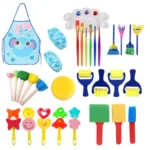 Children DIY Sponge Seal Painting Brush Painting Tool Set - Image 5