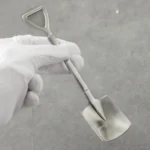 410 Stainless Steel Shovel Spoon Retro Cute Square Head Spoon - Image 4