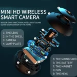 V380 A12 Mini 1080P Wireless Smart Camera Wifi Security Camera Night Vision Remote Home Small Surveillance Camera - Image 3