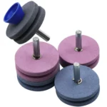Lawn Mower Sharpener Grinding Wheel Sharpener Industrial Grinding Head, Specification: 4-layer Blue+Pink - Image 2