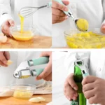 9 in 1 Plastic Handle Stainless Steel Kitchen Utensils Household Gadget Set - Image 8