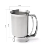 Handheld Stainless Steel Batter Dispenser Cupcake Batter Funnel Stirring Batter Separator - Image 6