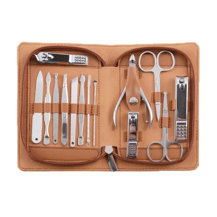 TBD0562975301A.webp 14 In 1 Nail Clippers Set Stainless Steel Beauty Manicure Tool - Image 1