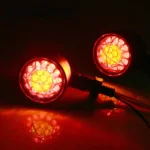 1pair Motorcycle Universal Retro LED Turn Signal Light - Image 3