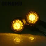1pair Motorcycle Universal Retro LED Turn Signal Light - Image 5