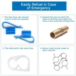 3m Manual One-Way Valve Oil Pump Fuel Hand Oil Pump Car Fuel Pipe Oil Pump - Image 5