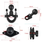 Motorcycle Multi-Function Mobile Phone Holder Adjustable Universal Locomotive Riding Anti-Shake Fixed Equipment - Image 2