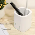 WS-8010 LED Fan Desk Lamp Bedside Desk USB Folding Desk Lamp - Image 3