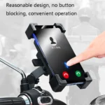 WHEEL UP Bicycle Automatic Bracket Motorcycle Mobile Phone Bicycle Navigation Rack - Image 2