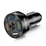 BK-358 3A QC3.0 4USB Car Charger One For Four Mobile Phone Car Charger
