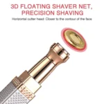 Two In One USB Rechargeable Lipstick Shaver Lady Eyebrow Trimmer - Image 4