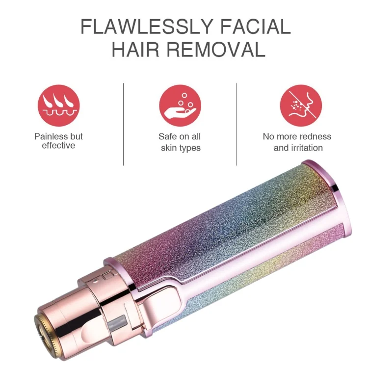 TBD0563676901_B3.webp 2 In 1  Electric Shaver Lady Eyebrow Trimmer Lipstick Automatic Facial Hair Removal Device - Image 4