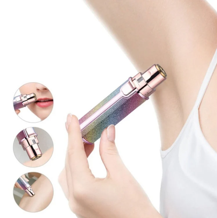 TBD0563676901_B6.webp 2 In 1  Electric Shaver Lady Eyebrow Trimmer Lipstick Automatic Facial Hair Removal Device - Image 7