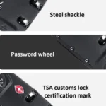 TSA007 Customs Lock Luggage Code Lock - Image 5